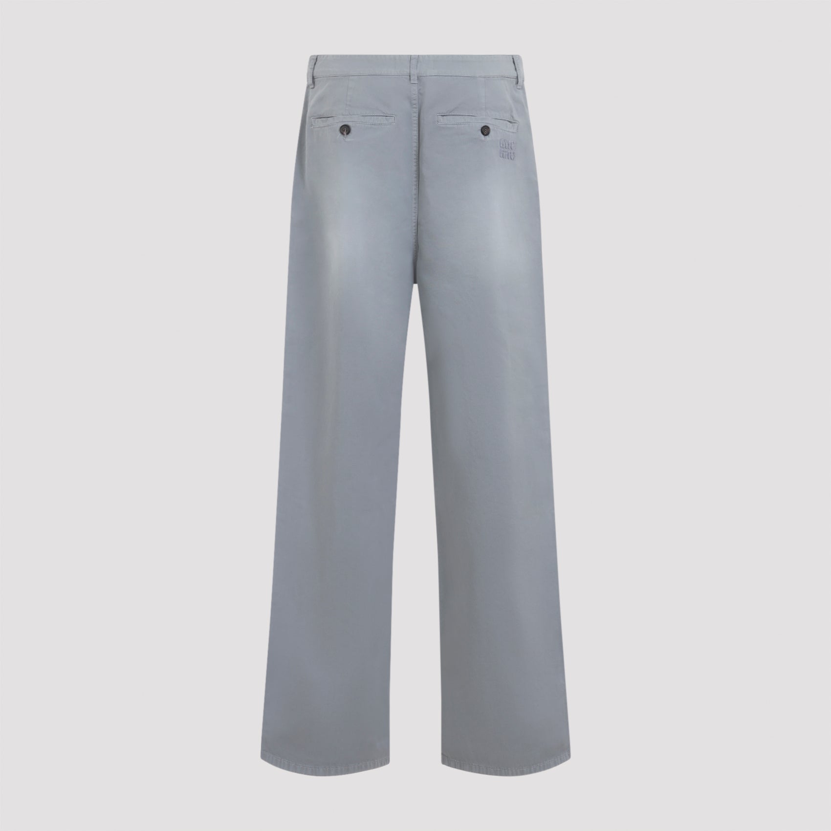 Miu Miu Regular & straight leg - Metallic | 38dff01b573dabd4e83e1dd3fdbbcbae8125b12f