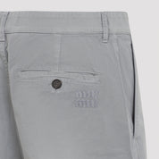Miu Miu Regular & straight leg - Metallic | 0e79414a9c12242cf42bcbf3809972b9da071891