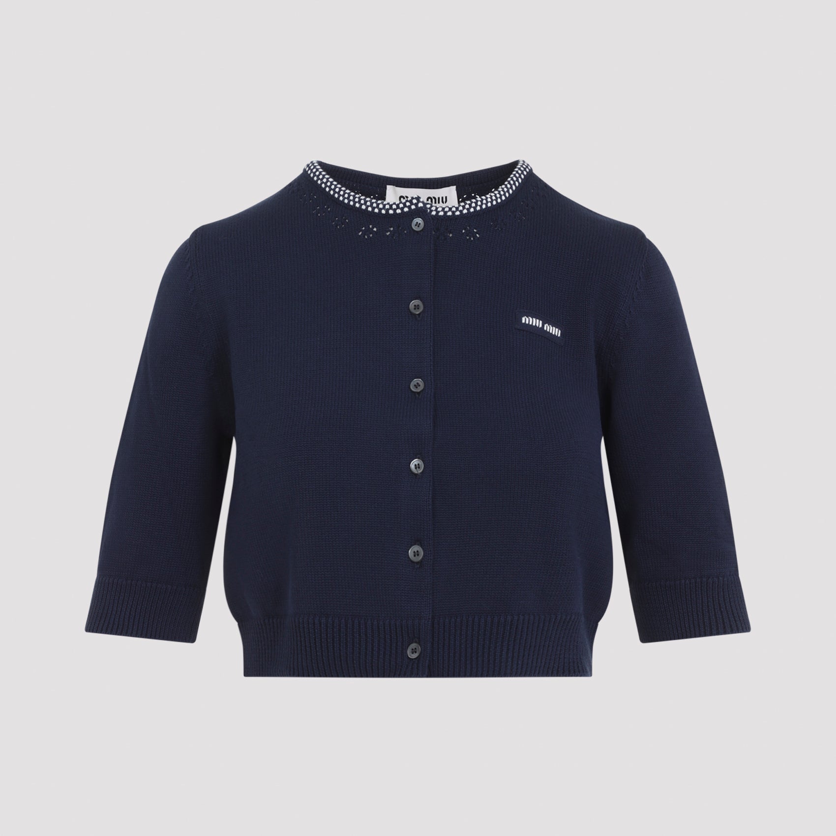 Miu Miu Cardigan - Blue | aa4d34d3f94fbaa4cadea42f2a75deed2d2307a4