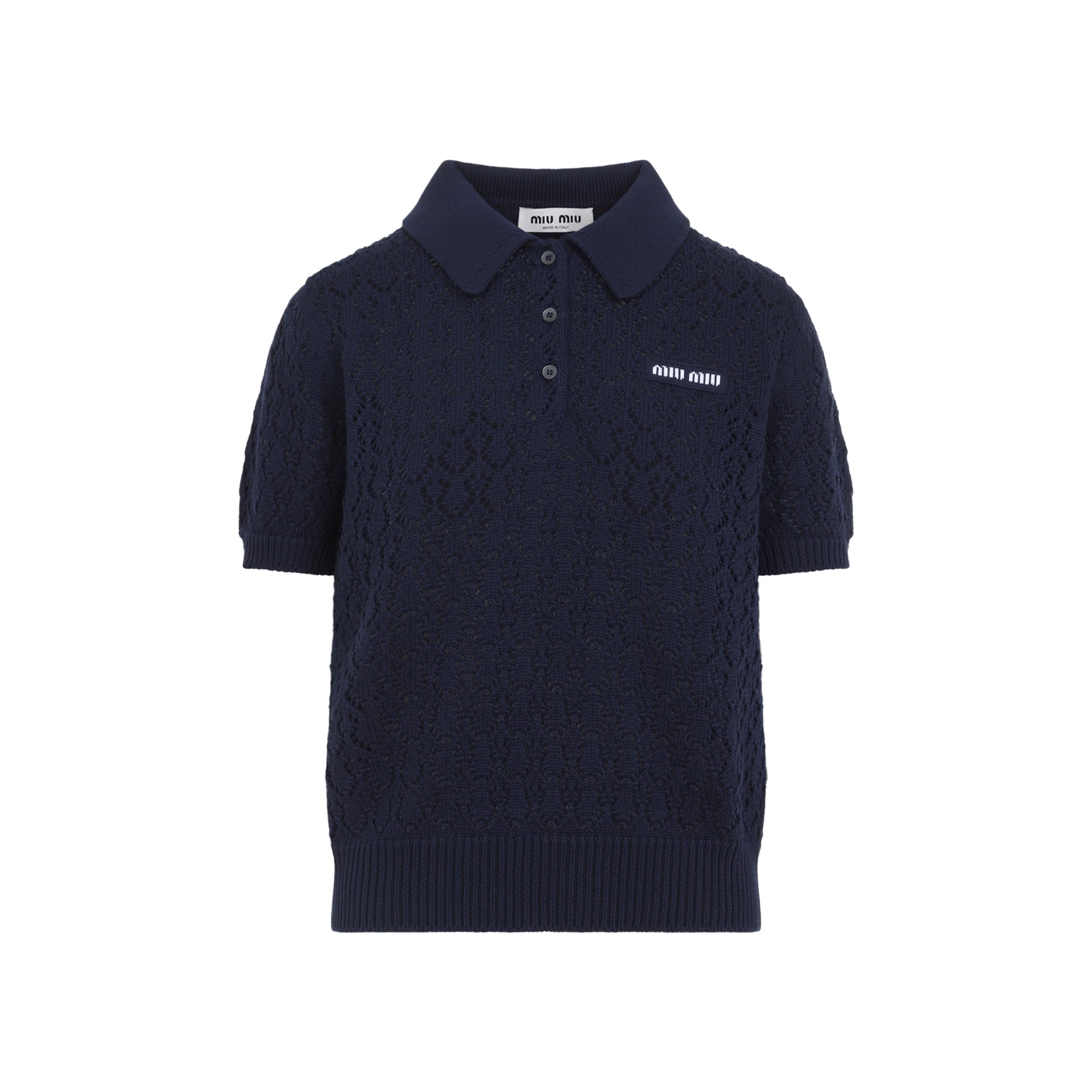 Miu Miu Polo - Blue | bc4af5de06c443093a9873ac4c3b1d6f275cd329