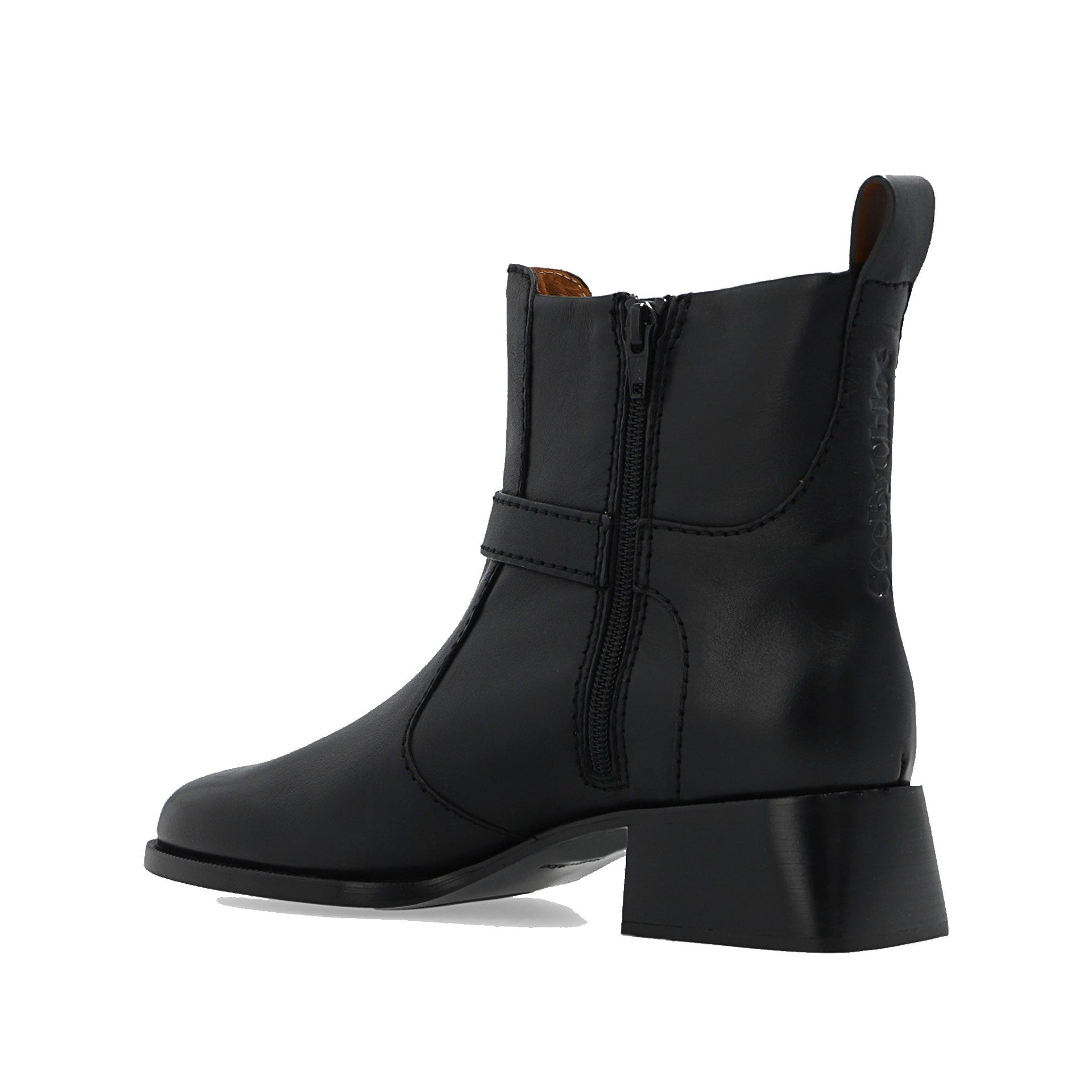 【送料&関税込】See by ChloAC Lory Leather Ankle Boots See By Chloé Female Lory Leather Ankle Boots Black Sizes IT