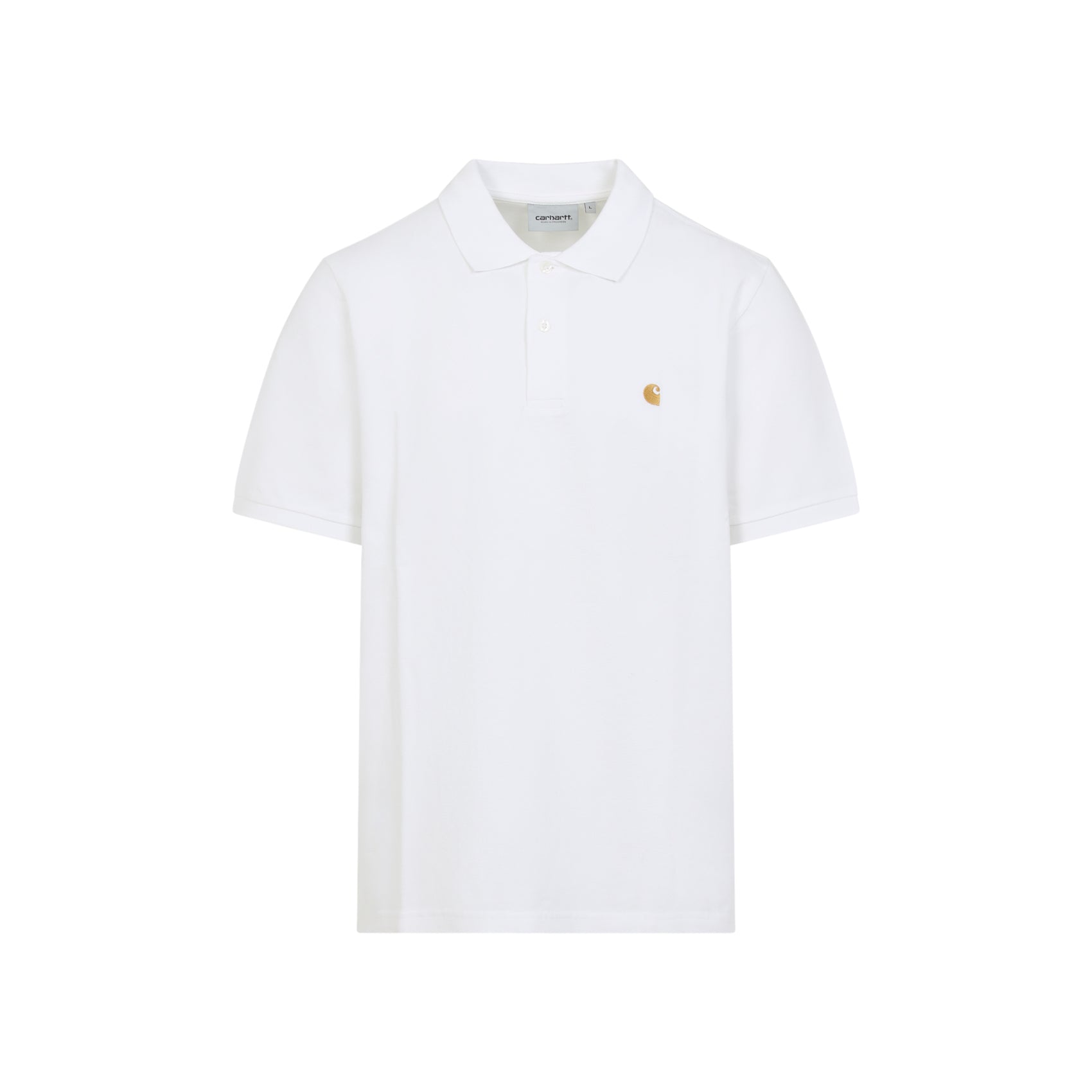Carhartt Wip Polo - White | 984e7a613de5928f0d4f8844a43546bf911a1ada