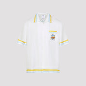 Casablanca Flower Court Icon Shirt - MEN CLOTHING - Casablanca - T.Luxy