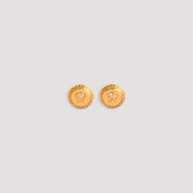 Versace Earrings - Metallic | 3630c7d14414fe30c1e09d225cab2bc115f45451
