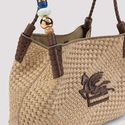 Etro Libra S Rafia Shoulder Bag - WOMEN BAGS - Etro - T.Luxy