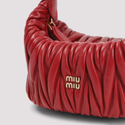 Miu Miu Pouch - Red | c4c5ca96be1570ed63da559b24b7b443c9b73271
