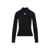 CourrèGes Roll Neck Ribbed Jumper - WOMEN CLOTHING - Courreges - T.Luxy