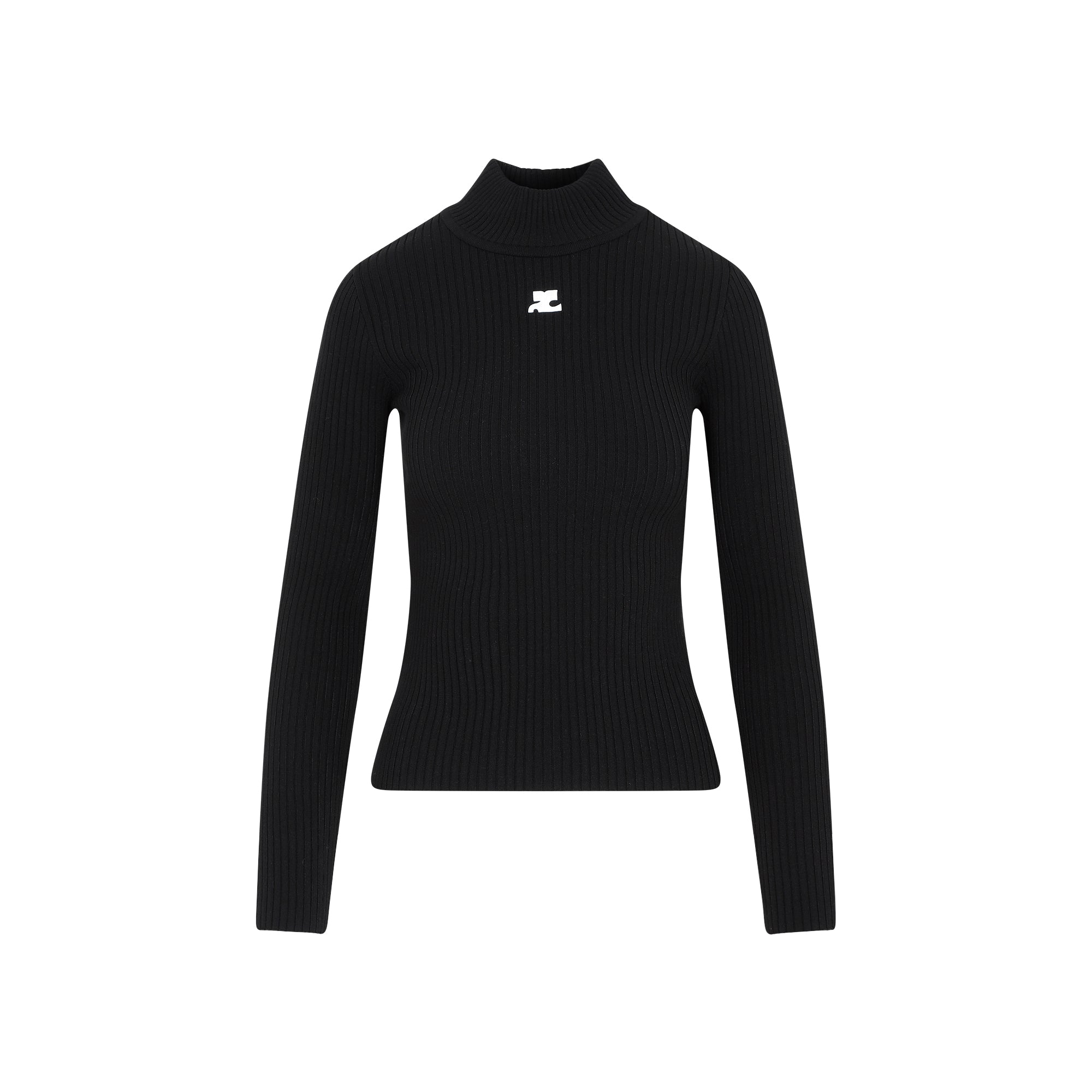 CourrèGes Roll Neck Ribbed Jumper - WOMEN CLOTHING - Courreges - T.Luxy