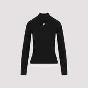 CourrèGes Roll Neck Ribbed Jumper - WOMEN CLOTHING - Courreges - T.Luxy