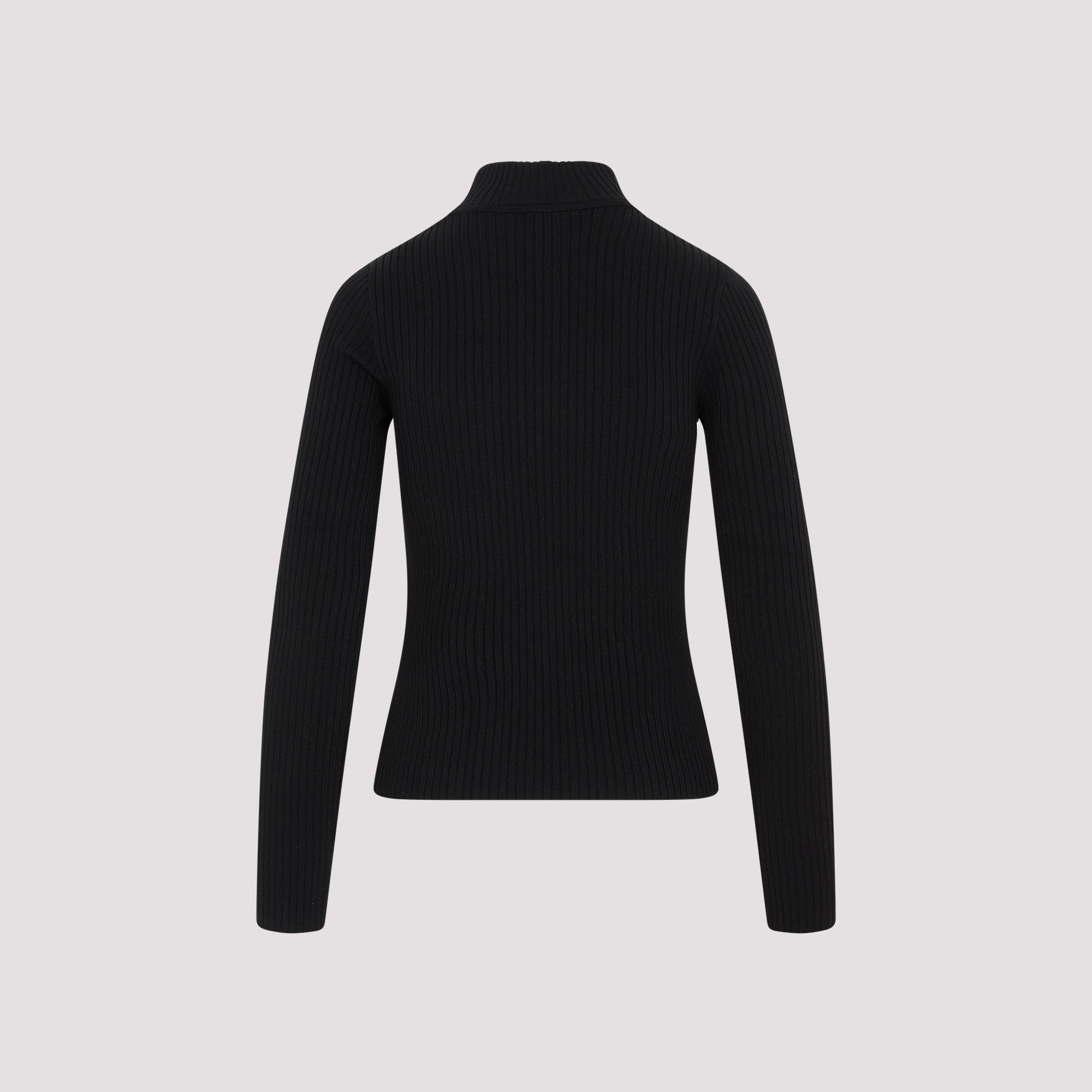 CourrèGes Roll Neck Ribbed Jumper - WOMEN CLOTHING - Courreges - T.Luxy