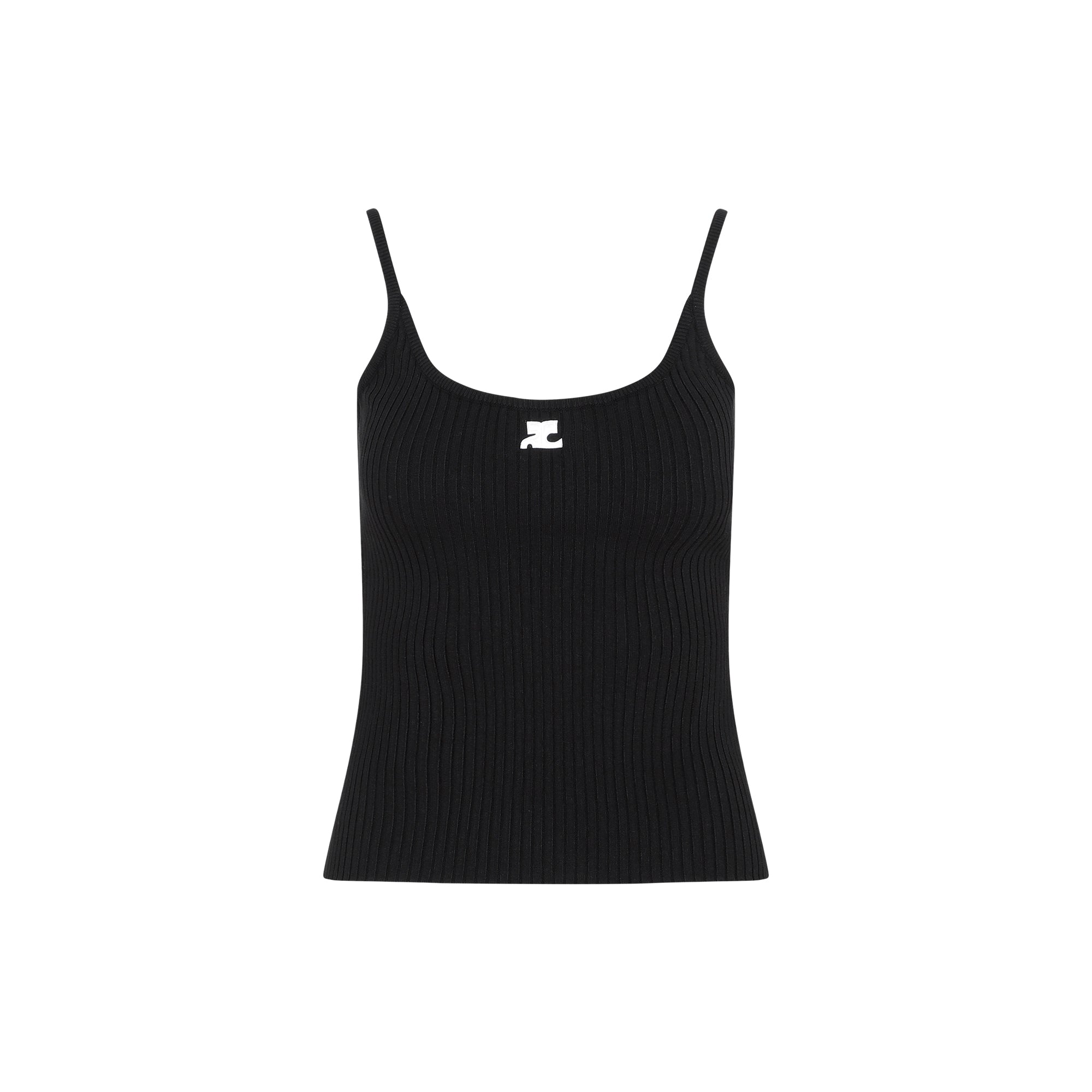 Courreges Rib Knit Tank Top - WOMEN CLOTHING - Courreges - T.Luxy