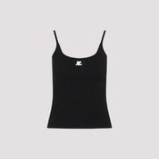 Courreges Vests & tanks - Black | 4ada1d11db5e24086b1bb53cd738f5ea548c9de3