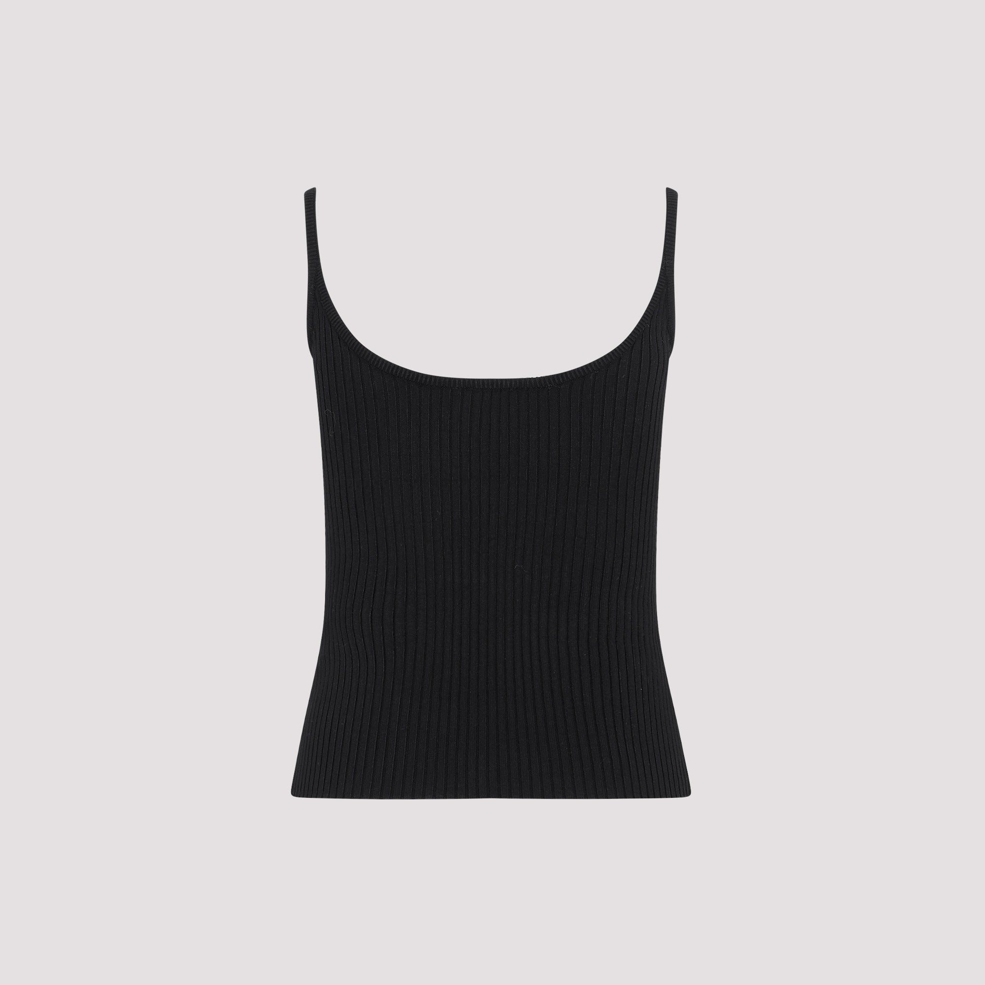 Courreges Rib Knit Tank Top - WOMEN CLOTHING - Courreges - T.Luxy