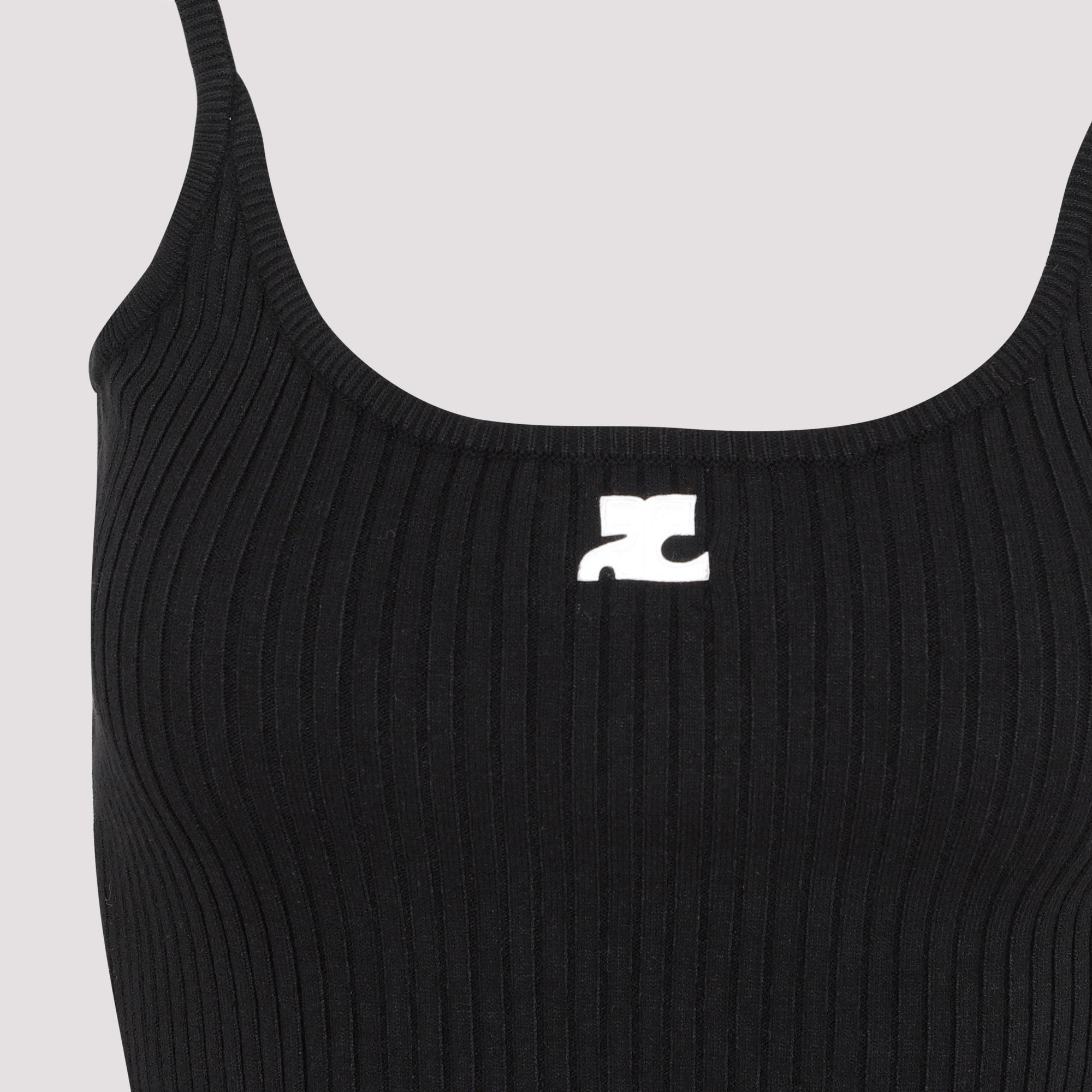 Courreges Rib Knit Tank Top - WOMEN CLOTHING - Courreges - T.Luxy