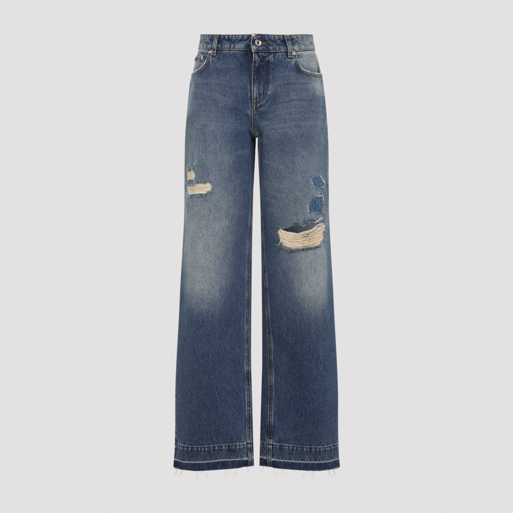 Dolce & Gabbana Cotton Jeans - WOMEN CLOTHING - Dolce & Gabbana - T.Luxy