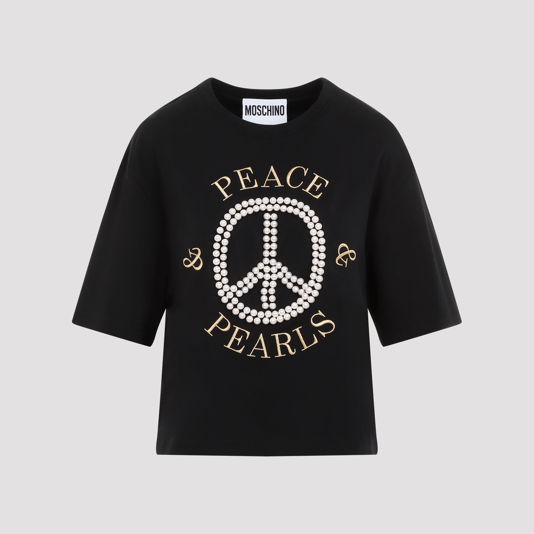 Moschino TSHIRT - Black | 0d1cf83fd7bc05ac4a45aafddf5769e3f9d481ec