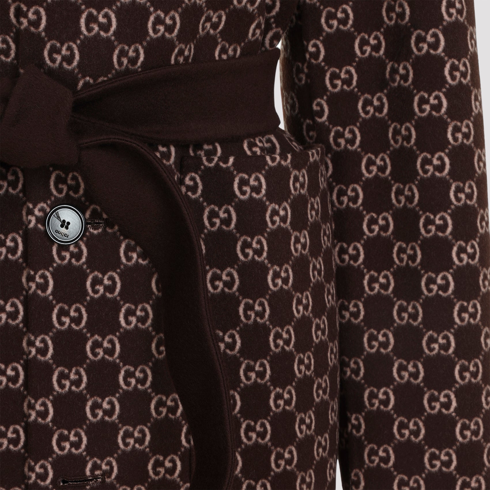 Gucci Double breasted & peacoat - Brown | a87e7ee84d329ffaa49672308da8051acfc04657