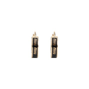Miu Miu Earrings - Black | d31b788e7b75c25f23e917d257103b4c42e7fcaa