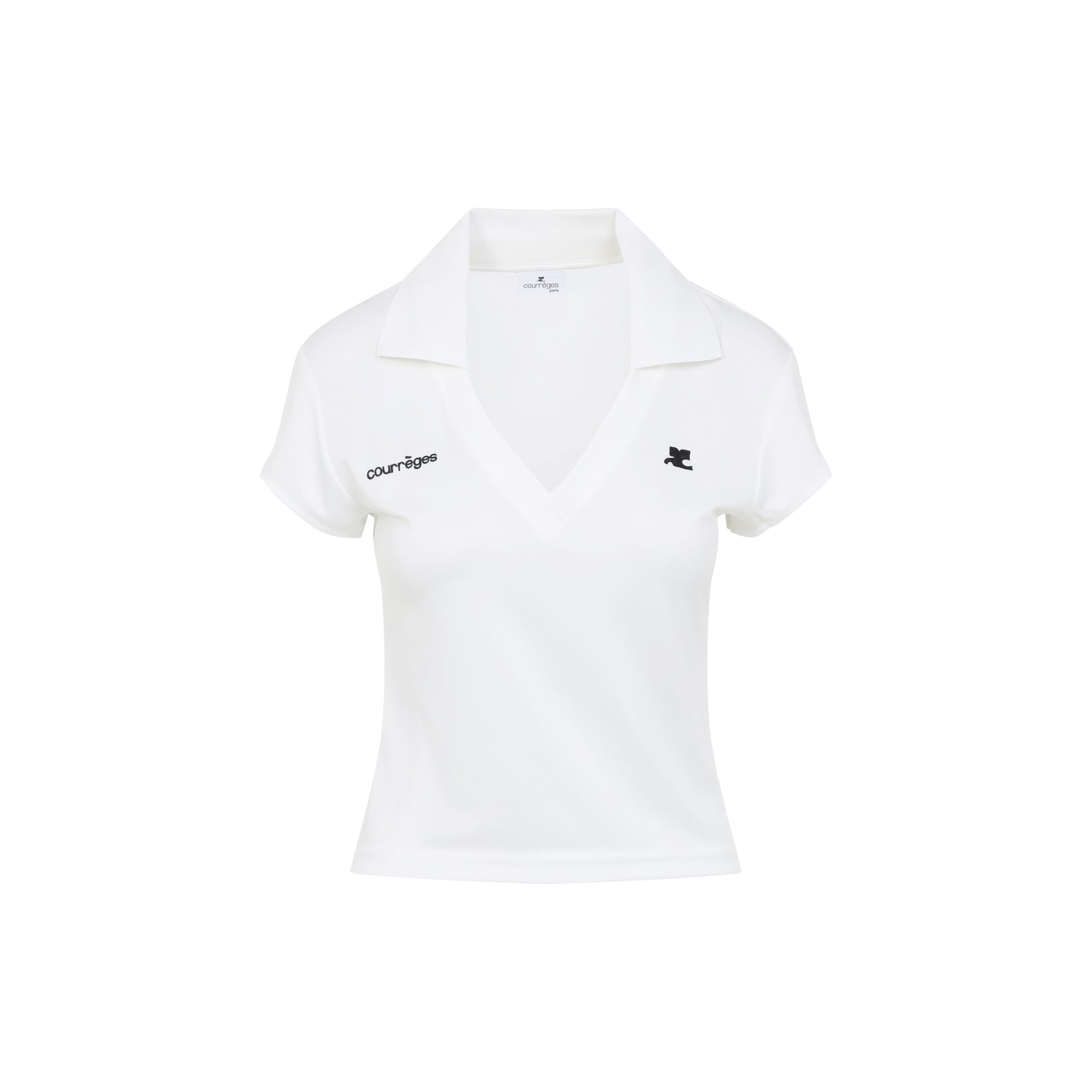 Courreges Cropped Polo - WOMEN CLOTHING - Courreges - T.Luxy
