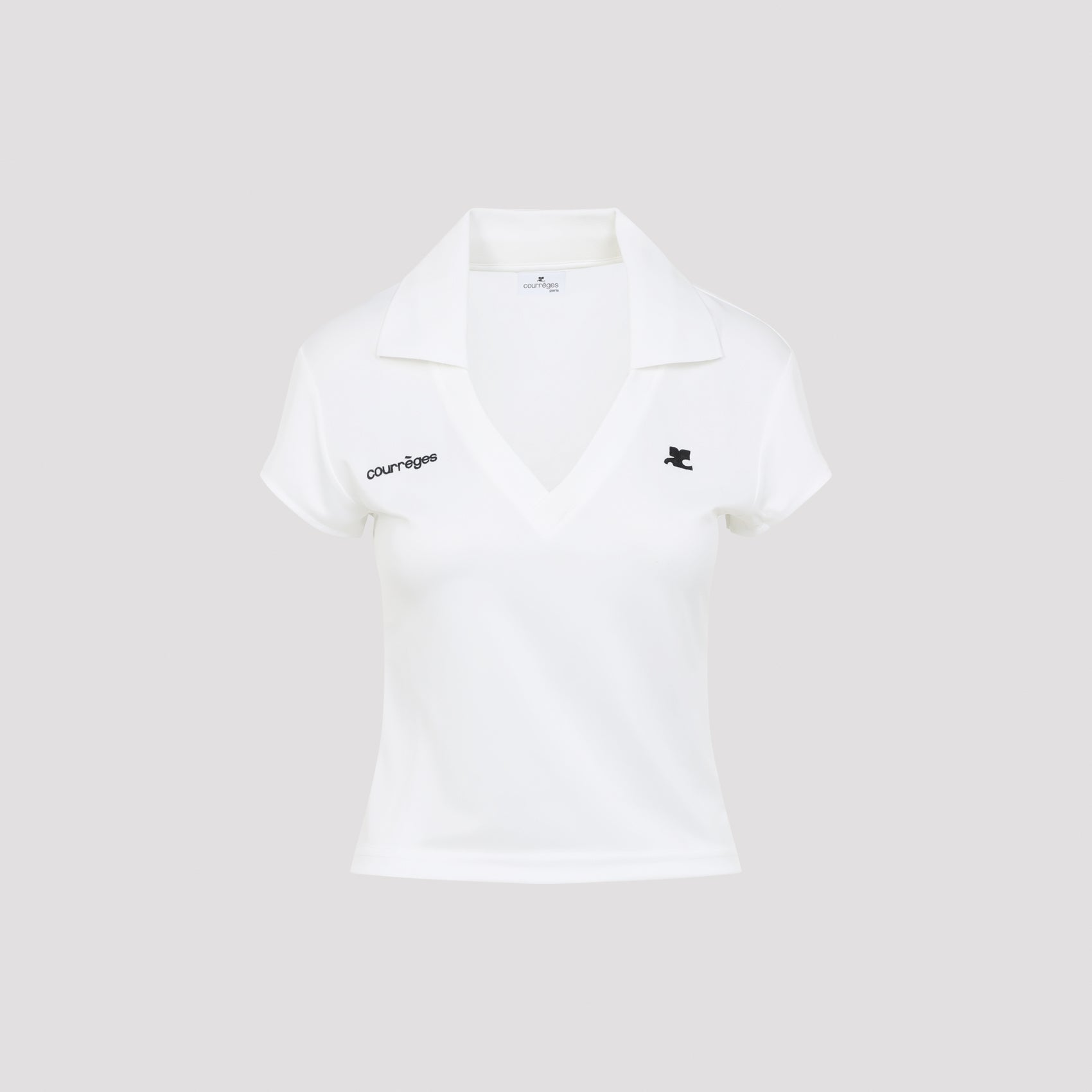 Courreges Cropped Polo - WOMEN CLOTHING - Courreges - T.Luxy