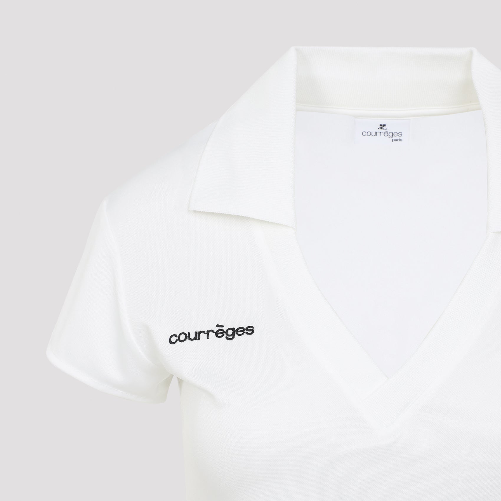 Courreges Cropped Polo - WOMEN CLOTHING - Courreges - T.Luxy