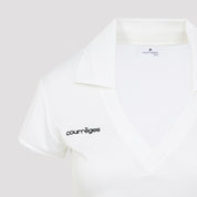 Courreges Cropped Polo - WOMEN CLOTHING - Courreges - T.Luxy