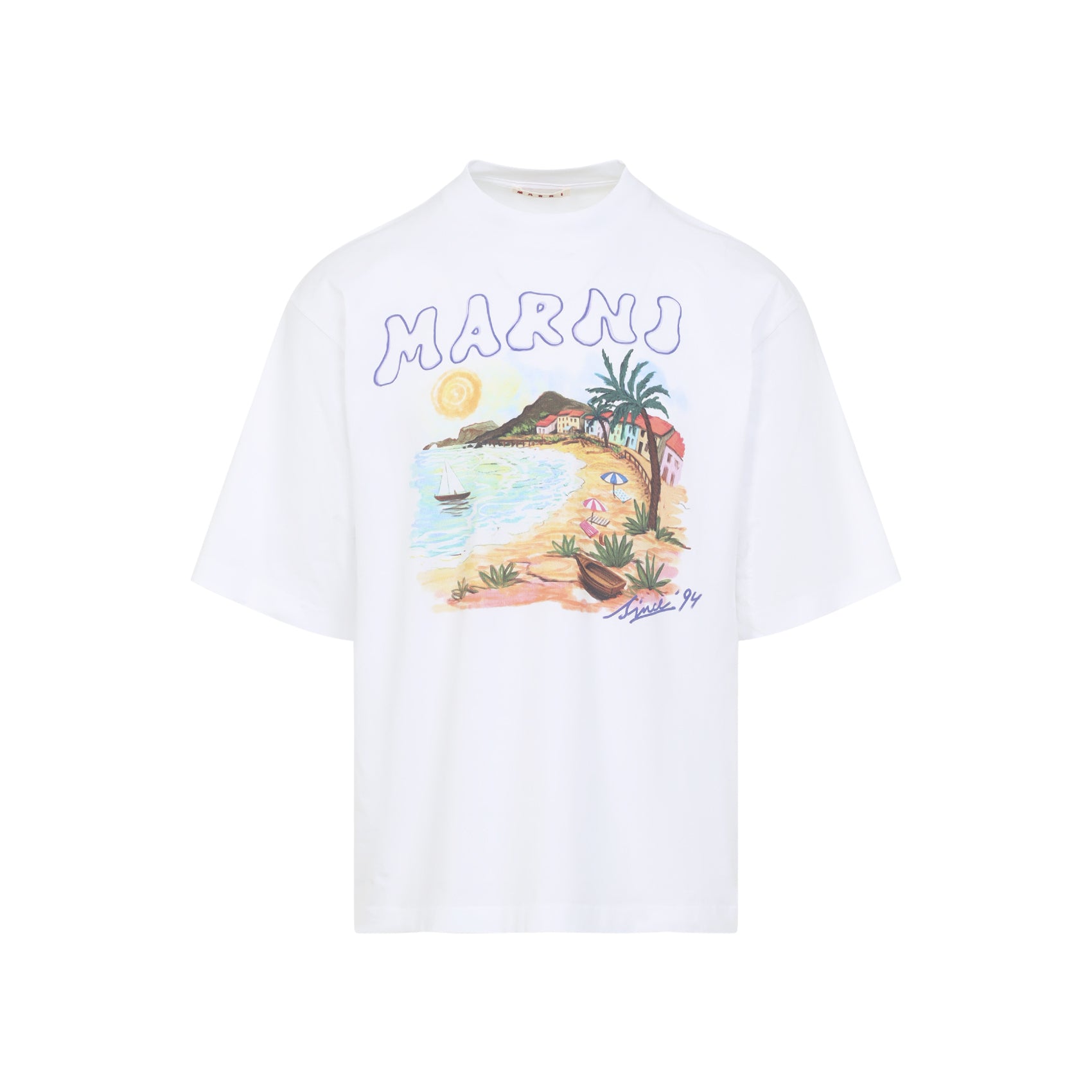 Marni T-shirts - White | 3edaa1ae154bf783f2bed48b8a9e21a6786399a7