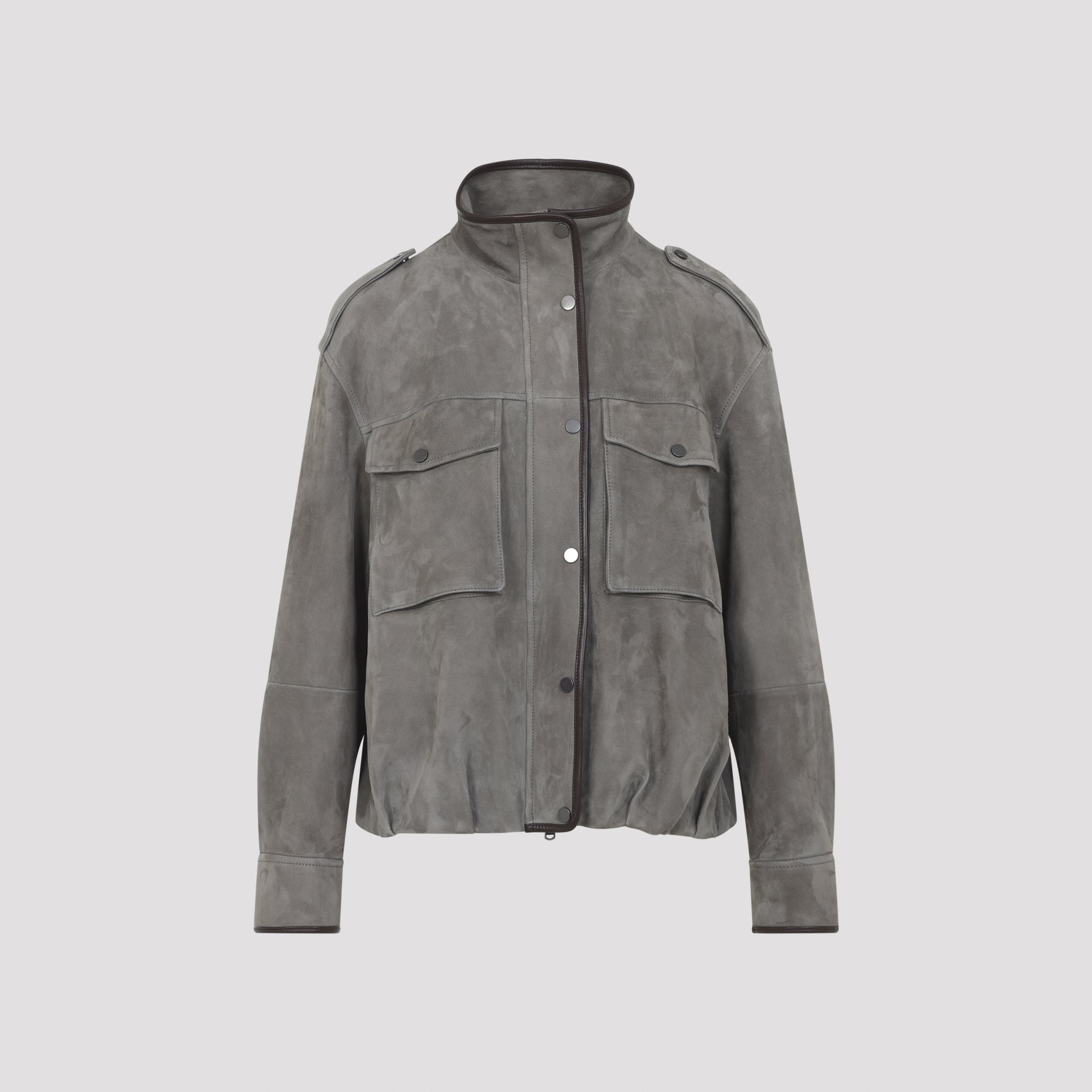 Brunello Cucinelli Jackets - Grey | dbd35a3f6c8442bcd5be9634bda149ab5e6e4f2c