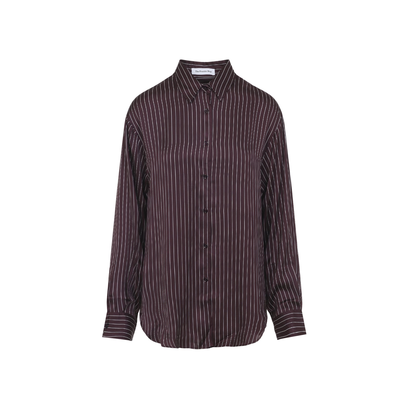 The Frankie Shop Peri Satin Fluid Shirt - WOMEN CLOTHING - The Frankie Shop - T.Luxy