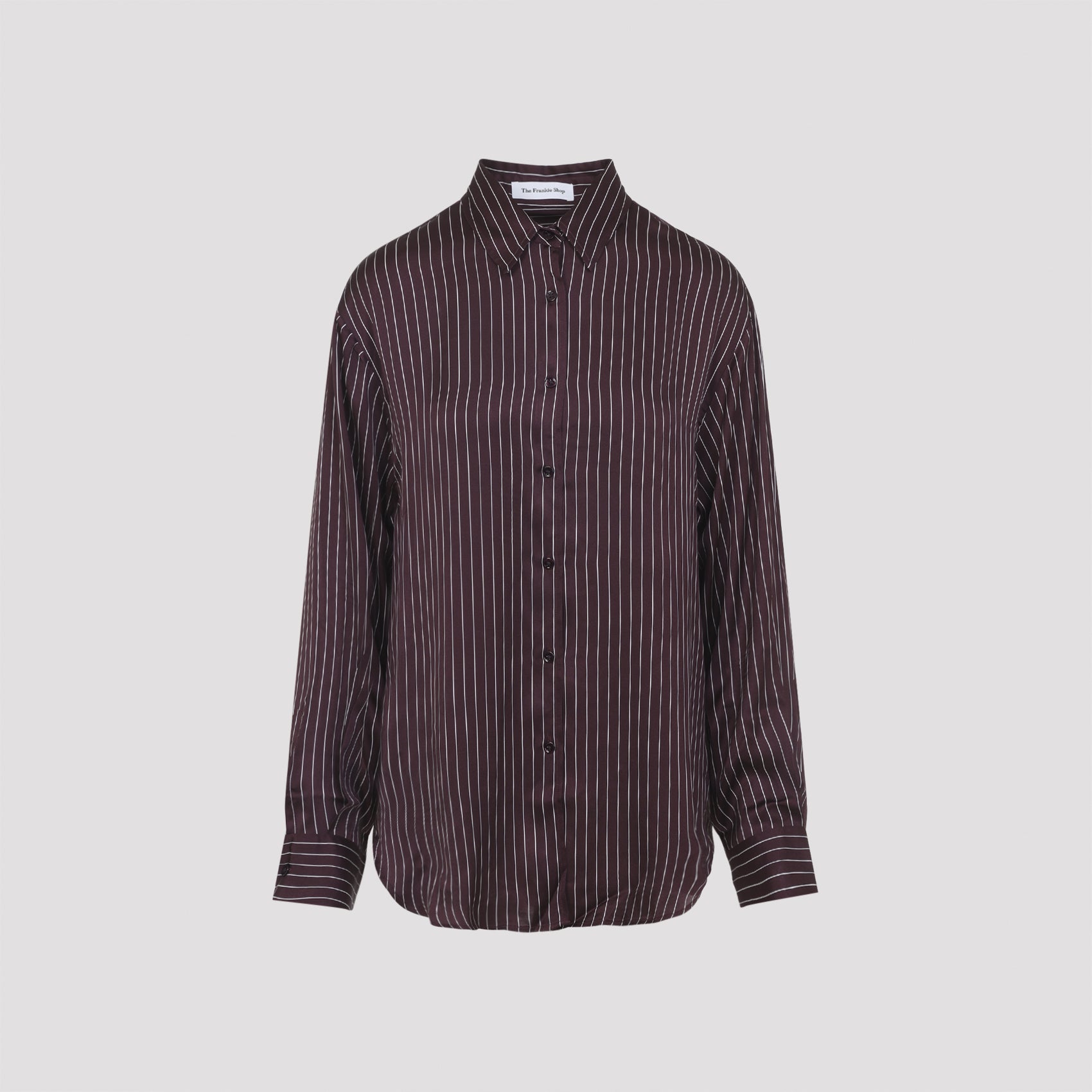 The Frankie Shop Peri Satin Fluid Shirt - WOMEN CLOTHING - The Frankie Shop - T.Luxy