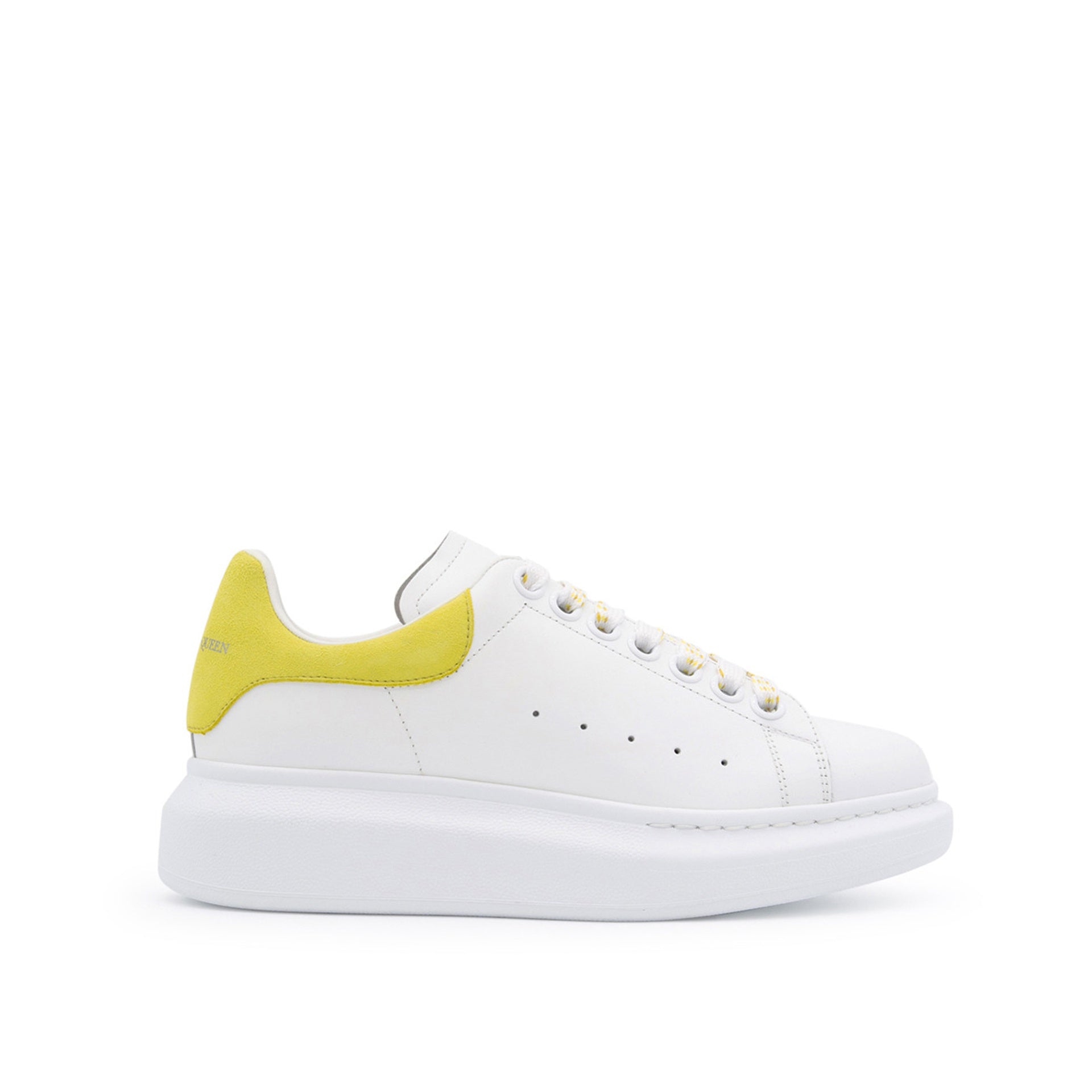 Alexander McQueen Leather Oversized Sneakers - WOMEN SHOES - ALEXANDER MCQUEEN - T.Luxy