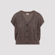 Peserico V neck - Brown | d675694e0bdb47e9b62a6421dede6eef91ce2c7e