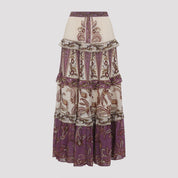 Farm Rio Delicate Ainika Long Skirt - WOMEN CLOTHING - Farm Rio - T.Luxy