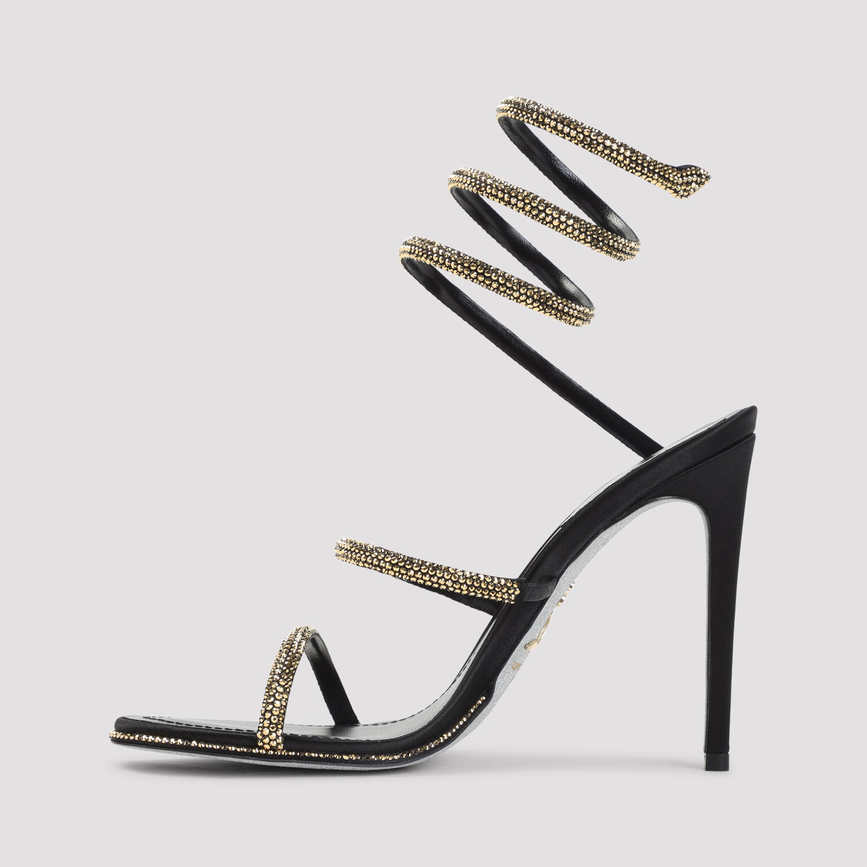 Rene` Caovilla Sandals - Black | ba3204d1a8a553471022c75a78f2da4ad1d604e7