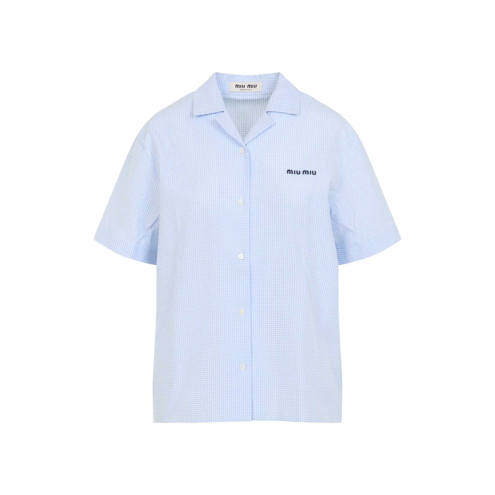 Miu Miu Shirts - Blue | e1d1524e57d4c1dfc1d8d7a61374fdc4a141da05