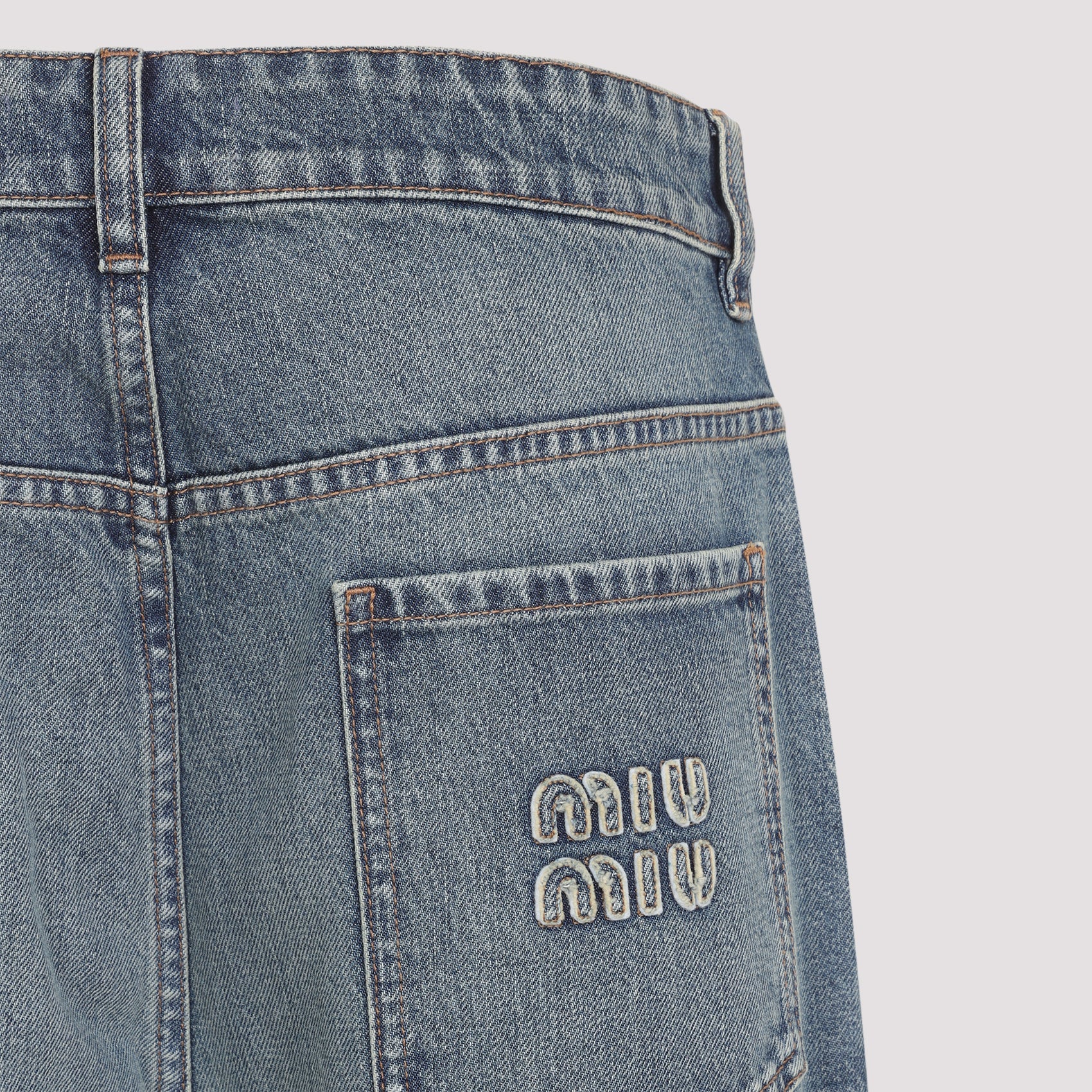 Miu Miu Regular & straight leg - Blue | 1dd14d1d9cce4a4abee8a2c6386179995737d68f