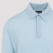 Giorgio Armani Sweater - Blue | aa3cb88026e4e46cb7debe135a46950358156663