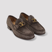 Valentino Garavani Loafers - Grey | efbaee97432eaef60f221a67b98e772352b06794