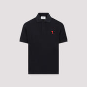 Ami Paris Polo - Black | e8fe36747a640690de0213af28a2c3ca8bf64852