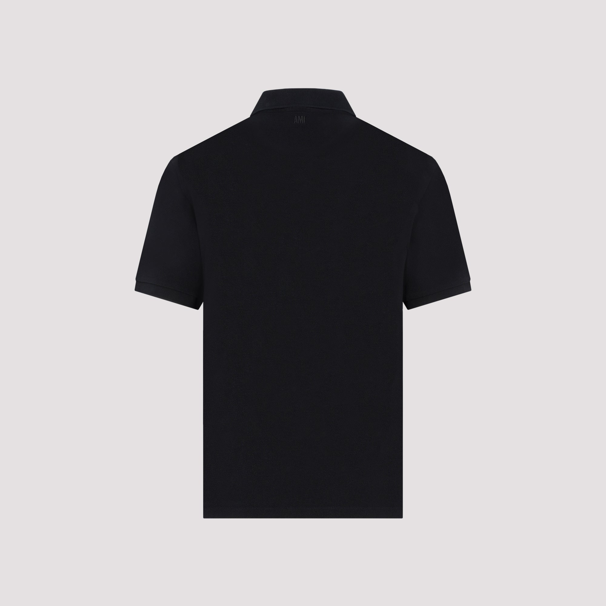 Ami Paris Polo - Black | 1a93cf92e0e6435f1335b06e4371bed41880e1d6