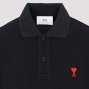 Ami Paris Polo - Black | 5c7afdf15d6fe10642ac918317abee83b3a2b561