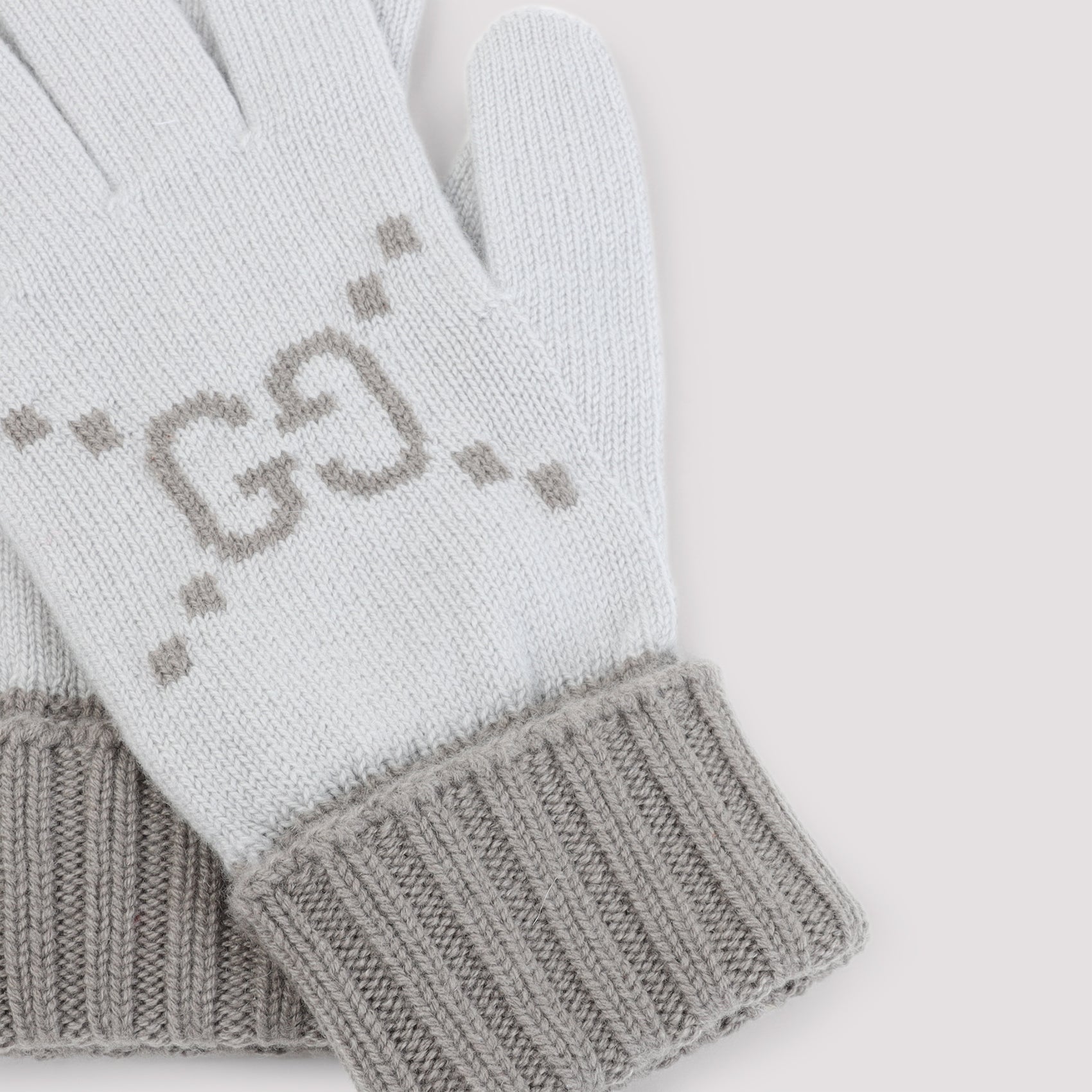 Gucci Gg Knit Gloves - WOMEN ACCESSORIES - Gucci - T.Luxy