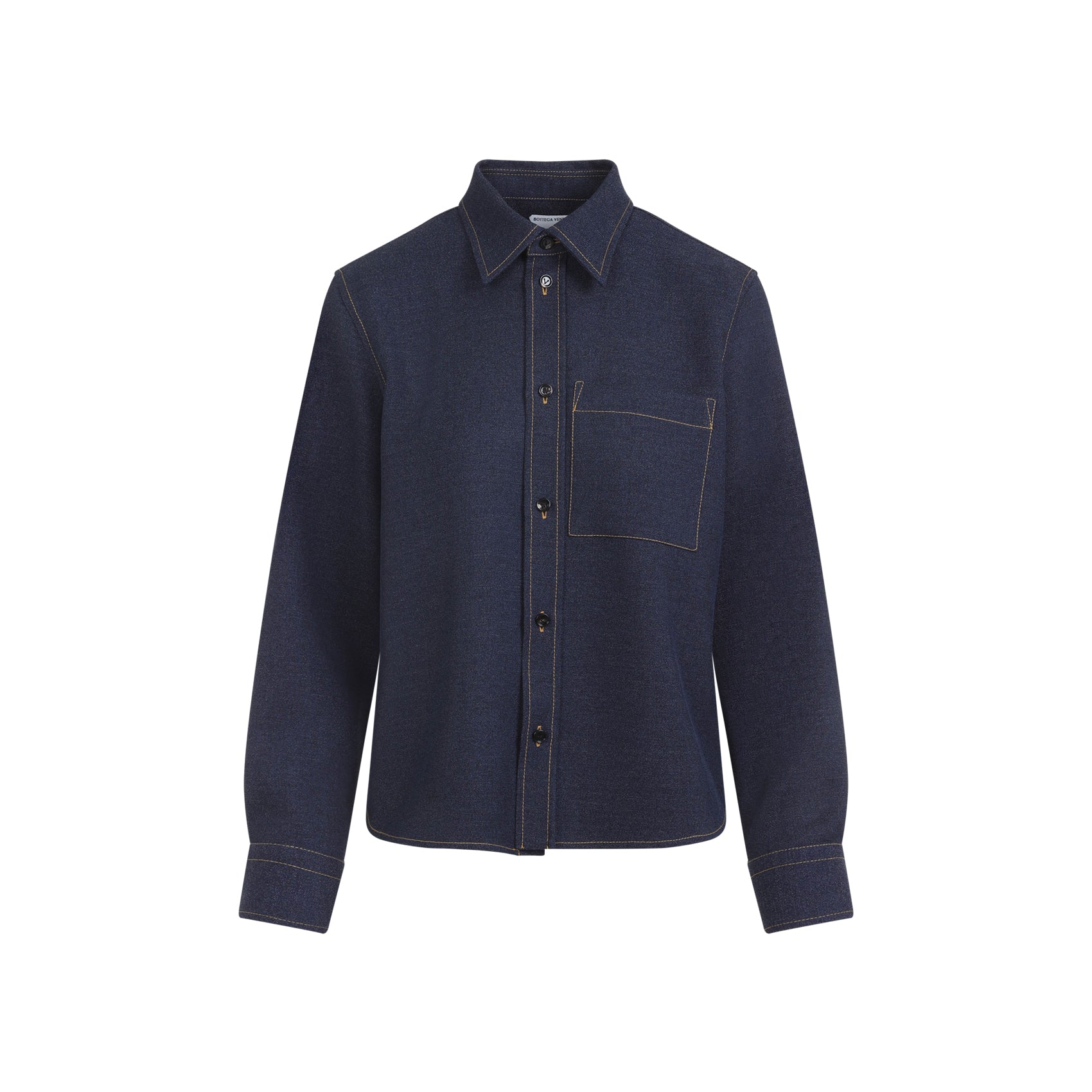 Bottega Veneta Shirts - Blue | 20f7ff648ba86af35f5734559d40b55095a3b7cd