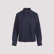 Bottega Veneta Shirts - Blue | c02304a2a222f41b5acef1c36d0158b17972ec59