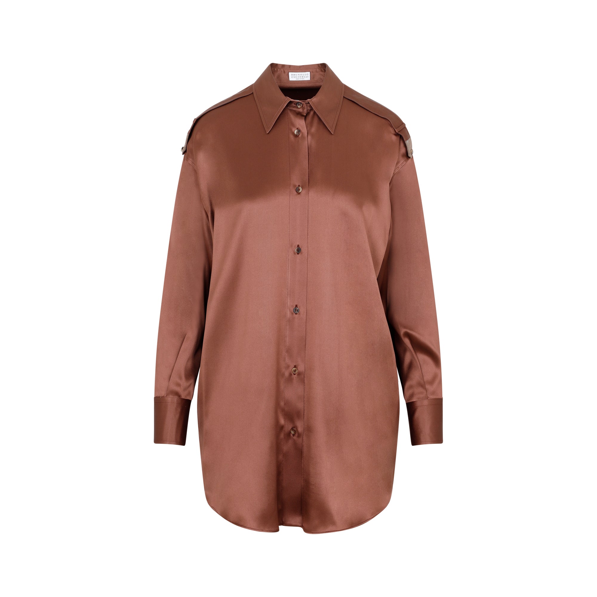 Brunello Cucinelli Shirts - Brown | 0e2ff0fd79dd4cd237b834ee9691144ae7220498