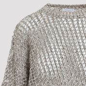 Brunello Cucinelli Pullover - Nude & Neutrals | 8838844f0326c96f9b4ac17533bdf03192f0acd0