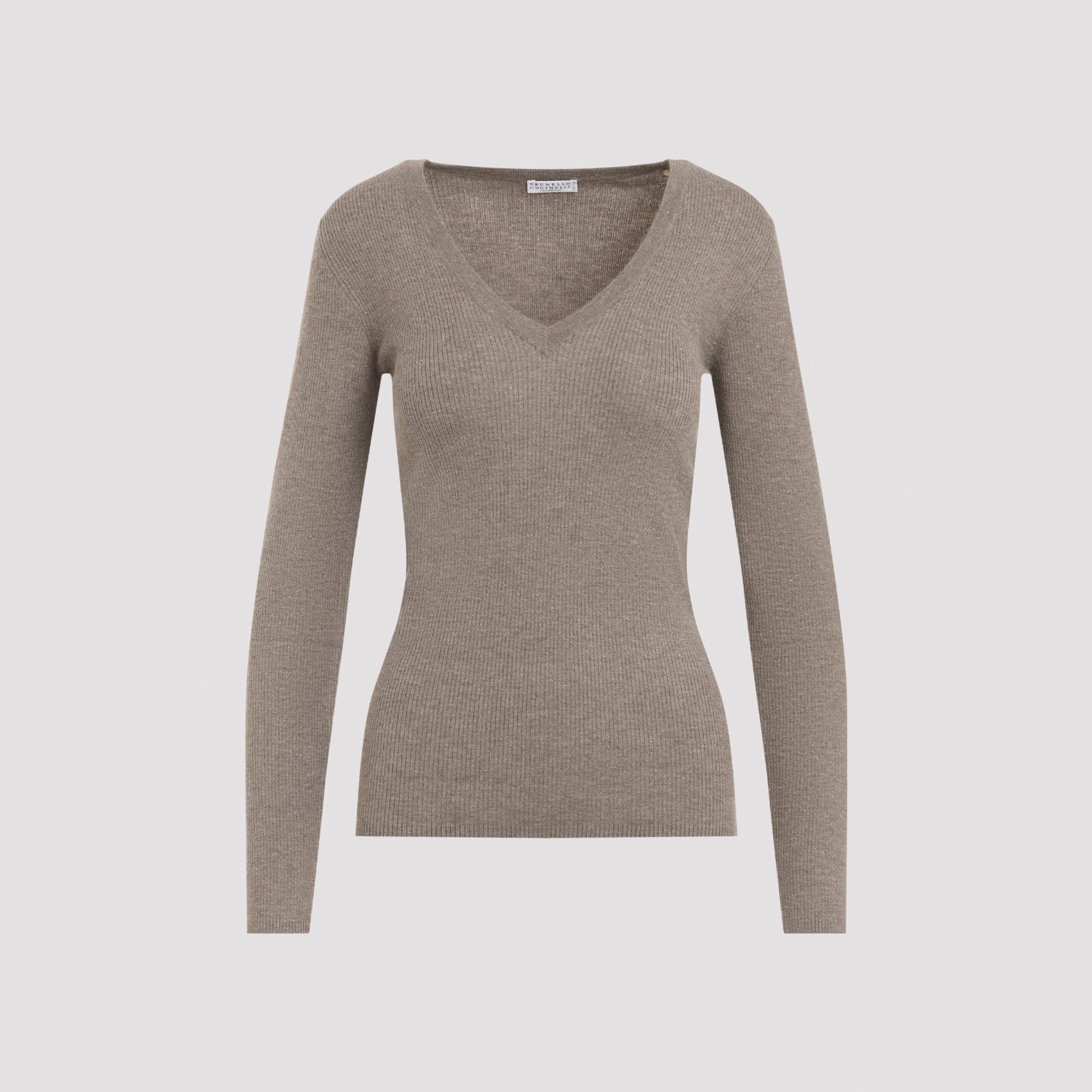 Brunello Cucinelli V neck - Brown | 47b1783d47db9f46fad6b667060580dfe8ee166d