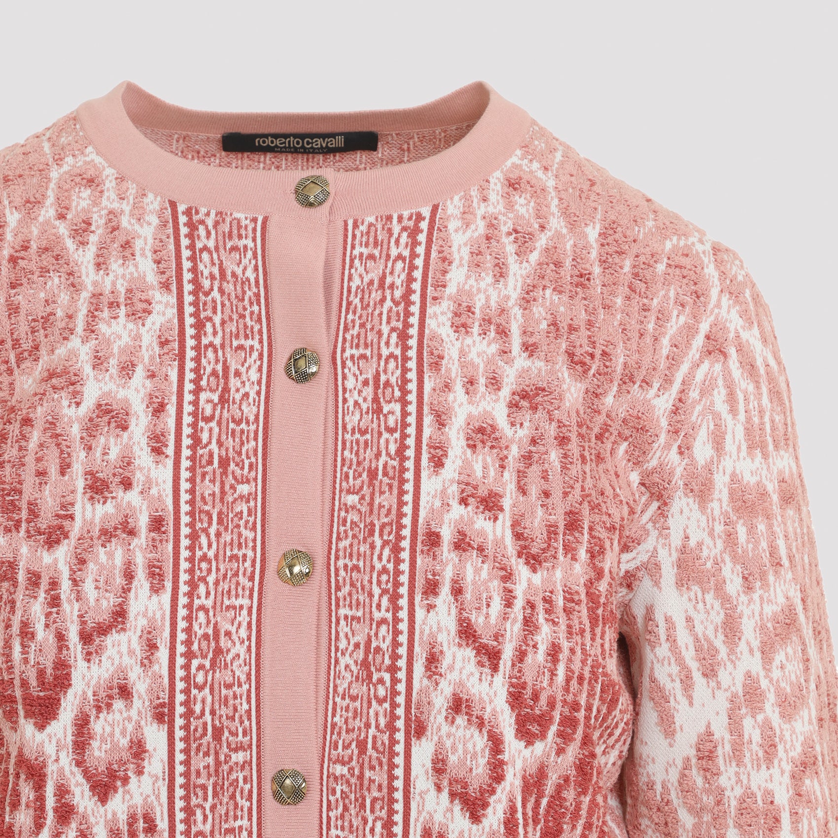 Roberto Cavalli Cardigan - Pink & Purple | 4edbe98bcdc5fa64fb37bfb2043988b32be5774a