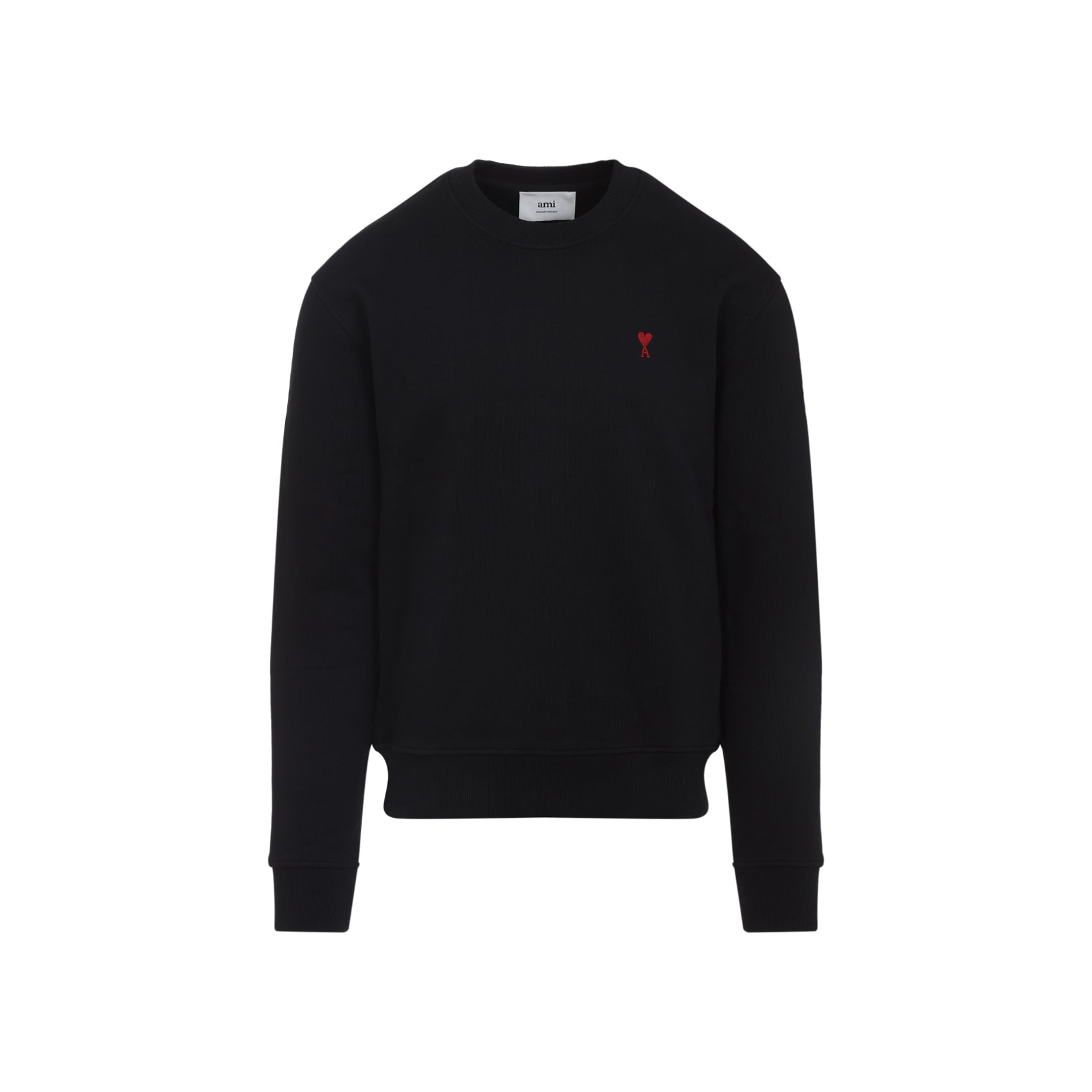 Ami Paris Sweatshirts - Black | 607713498a63da711db660ae8202e9dd56772ef6