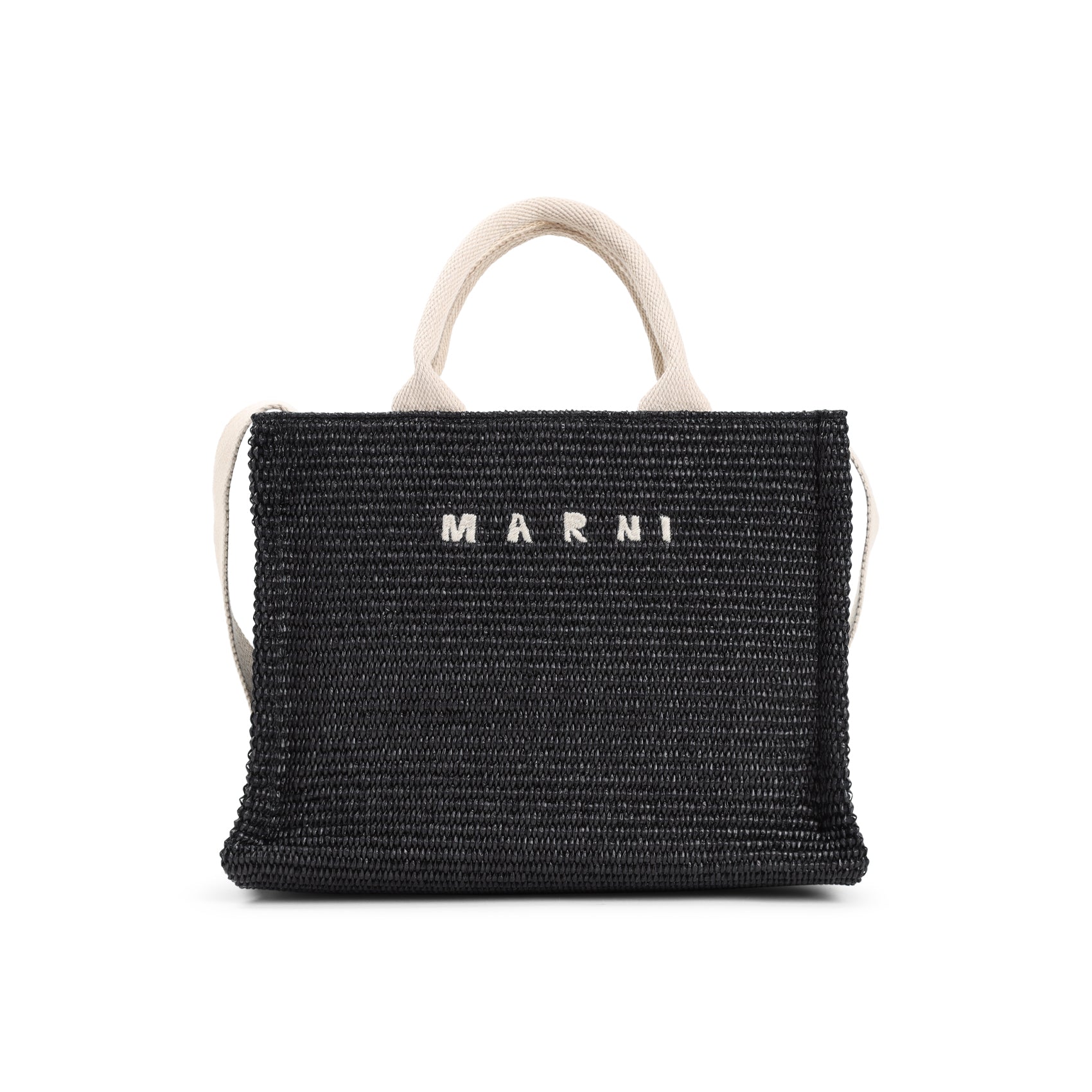 Marni Raffia East - West Tote Bag - WOMEN BAGS - Marni - T.Luxy